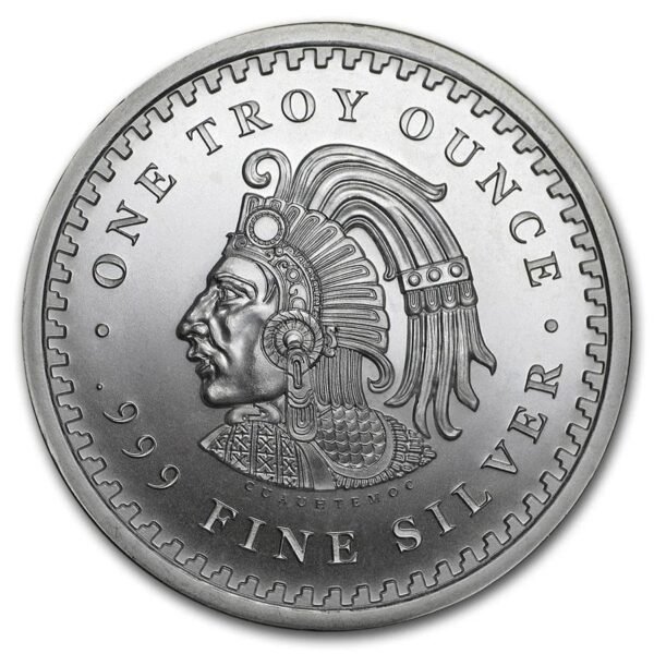 3Pack Of (60 Coins) 1 oz Silver Round – Aztec Calendar - Image 3