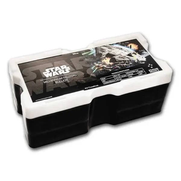 100 Coins(4 Tube) 2021 1 oz Niue Silver Star Wars Millennium Falcon Coin - Image 4