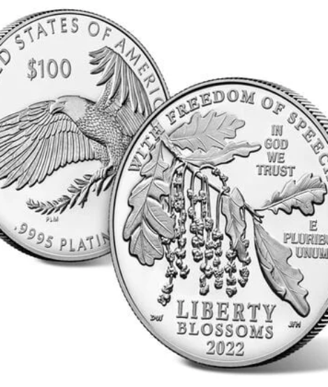 First Amendment Coin – 2022 U.S. Mint Platinum Proof Freedom of Speech