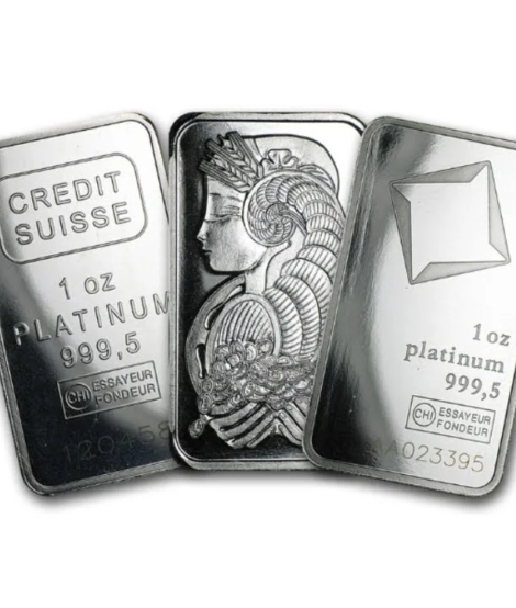 20 Platinum Bars – 1oz .9995 LBMA Bars Sealed, IRA Eligible