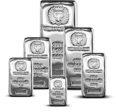 silver-cast-bars-germania-mint