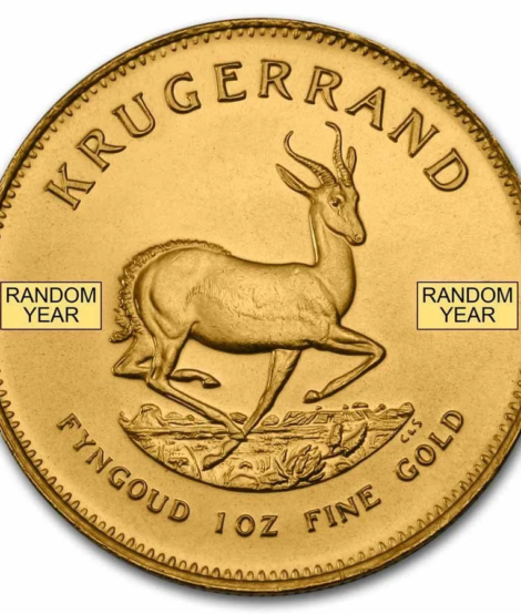 Krugerrand Gold Coin – 1oz .9167 South African BU Bullion